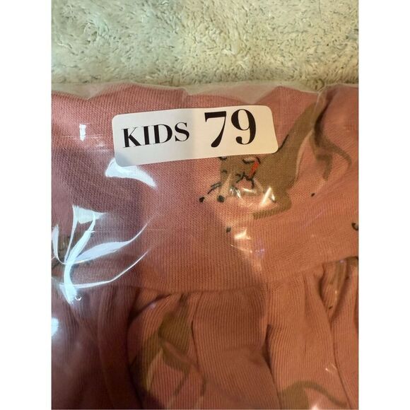 Mini Boden Printed Sweatshirt Dress-Vintage Pink Whippet - Picture 8 of 8